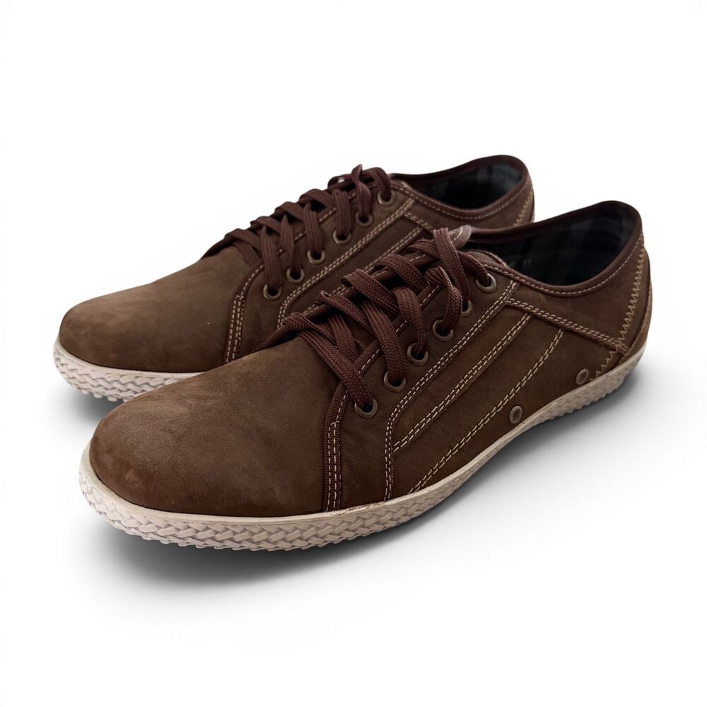 Yachtsman By Seafarer Men's Size 11 Brown Leather Lace Up Casual Shoes
